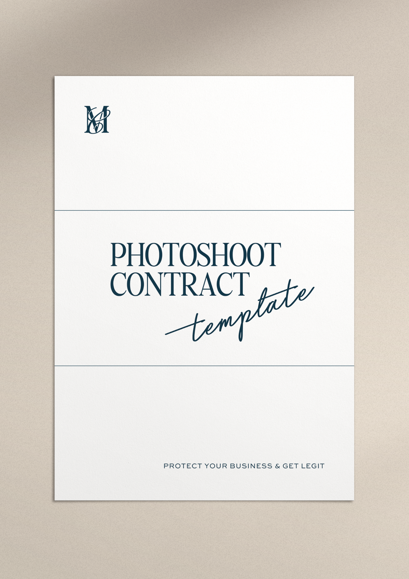 Contract Template for Portrait & Family Photographers
