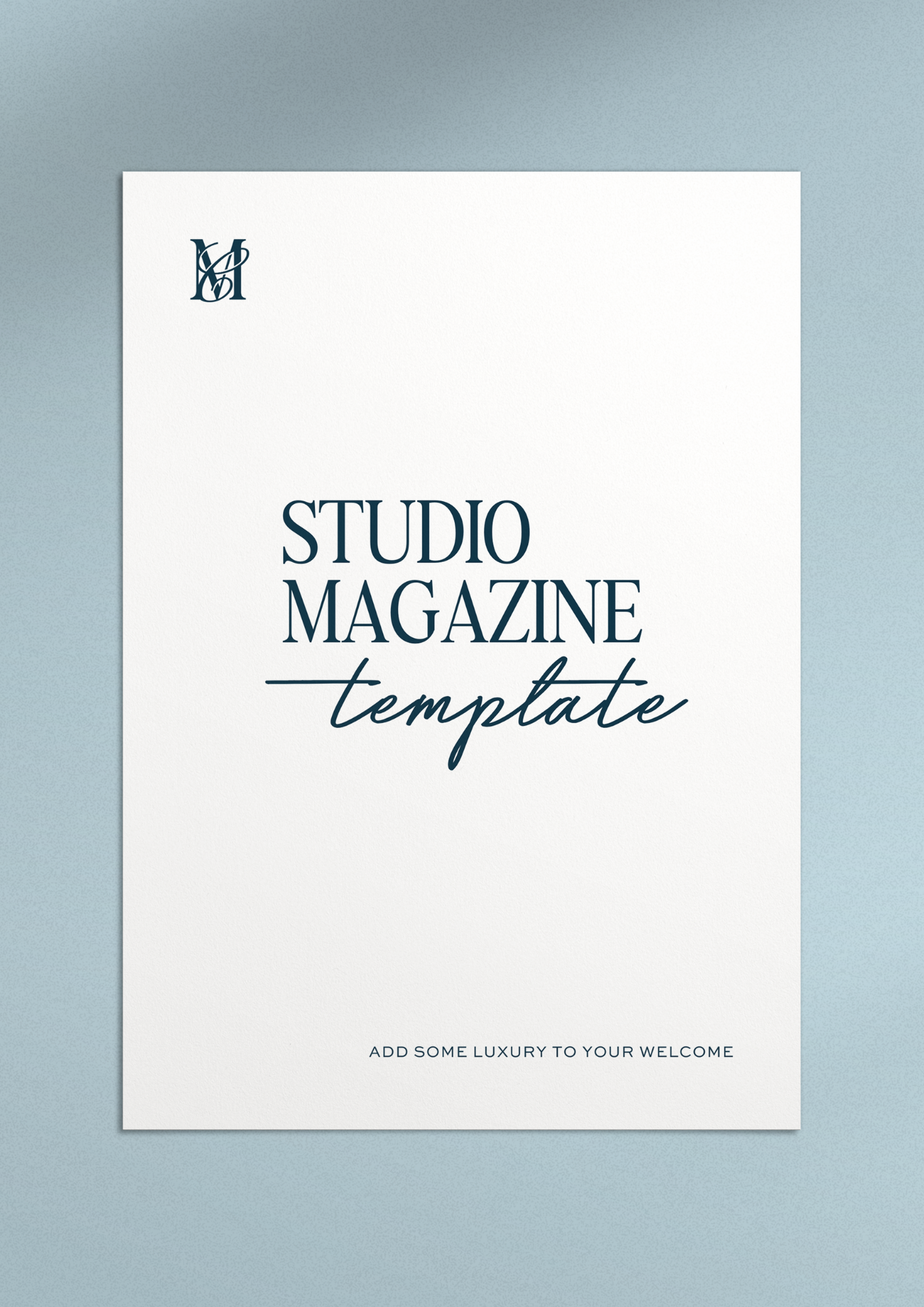 Studio Welcome Magazine Template for Newborn & Portrait Photographers