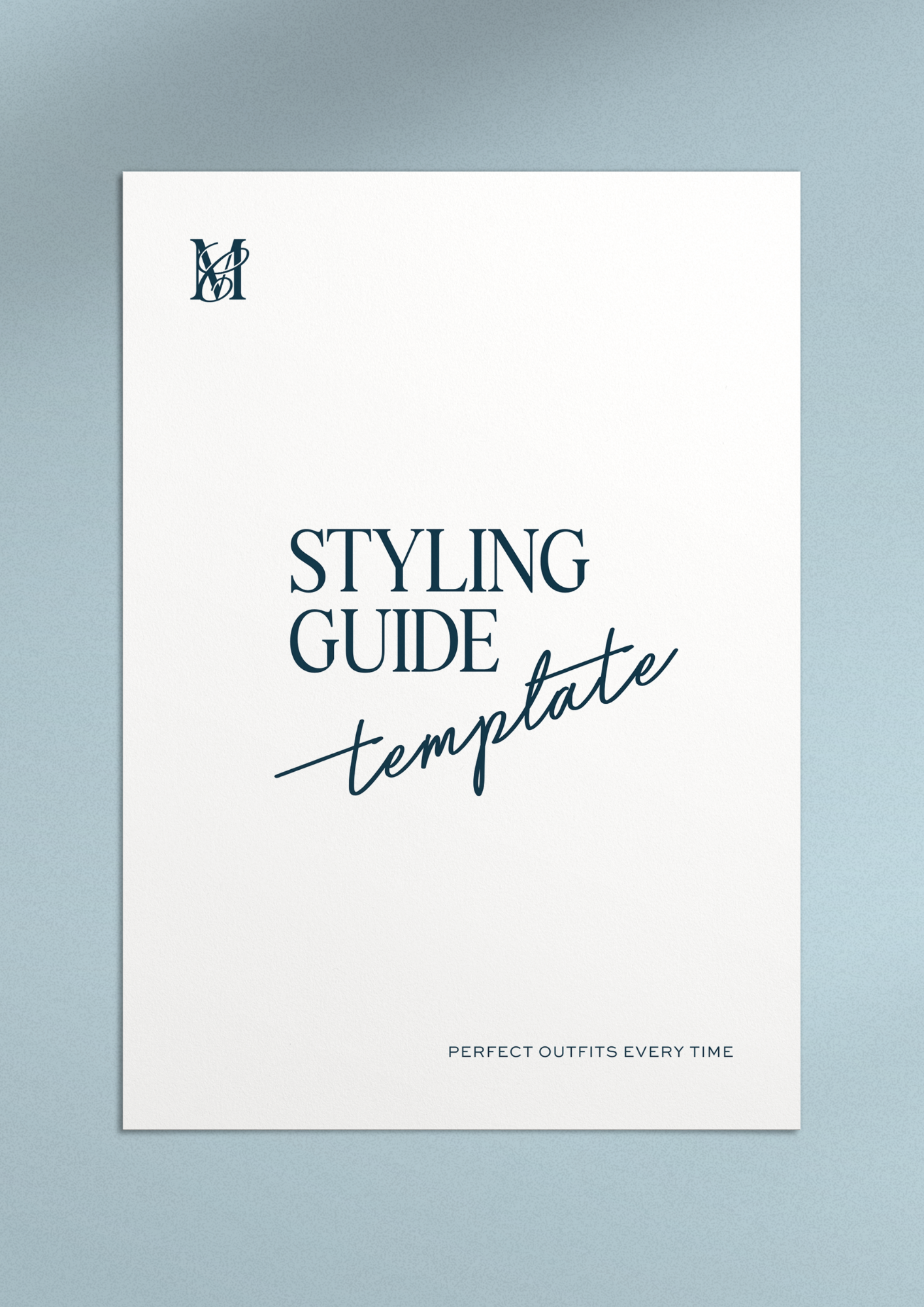 Style Guide Template for Newborn & Portrait Photographers
