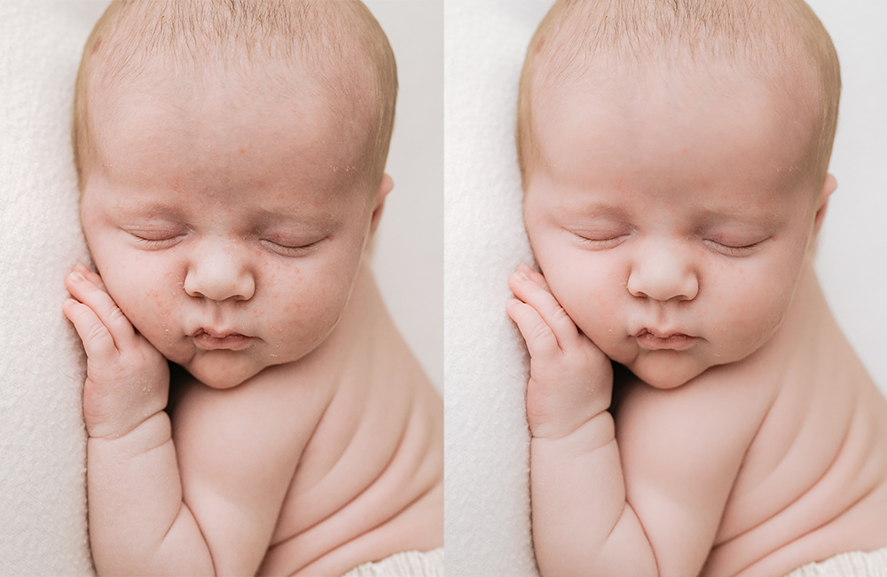 Lightroom Mask Editing Brushes for Newborn Photographers