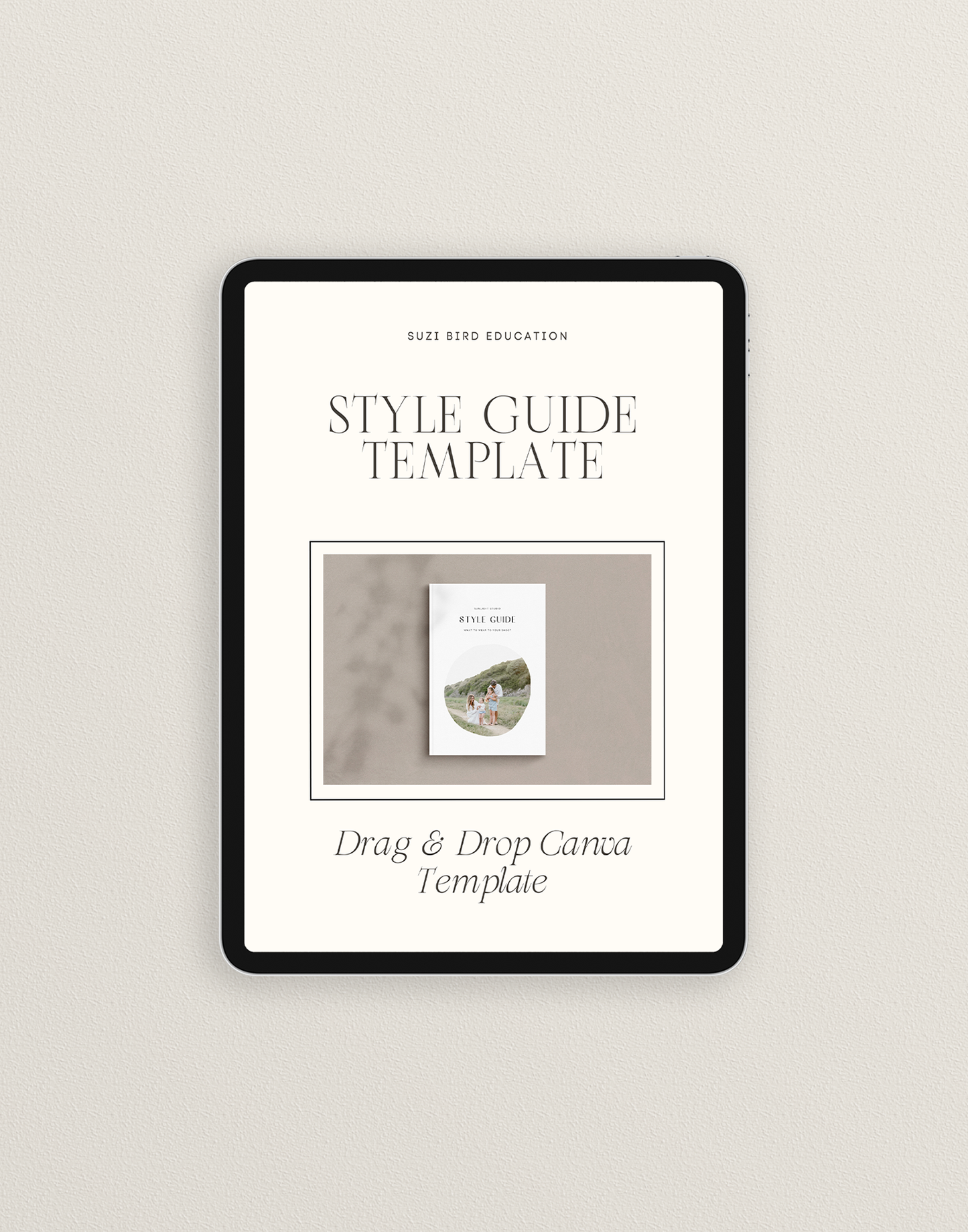 Style Guide Template for Newborn & Portrait Photographers