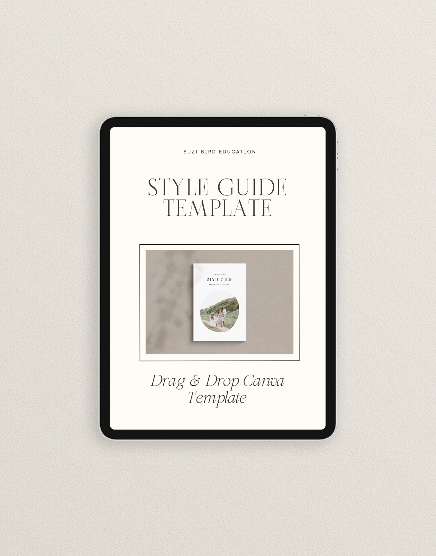 Style Guide Template for Newborn & Portrait Photographers