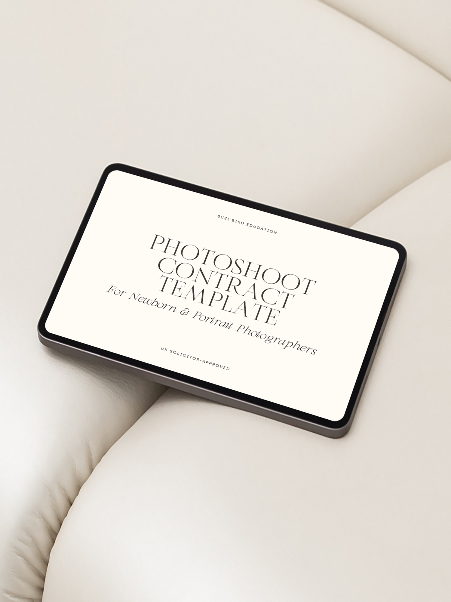 Contract Template for Portrait & Family Photographers