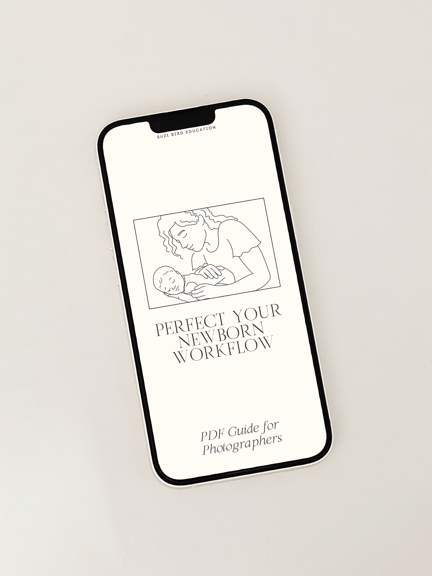 Newborn Workflow PDF Guide for Baby Photographers