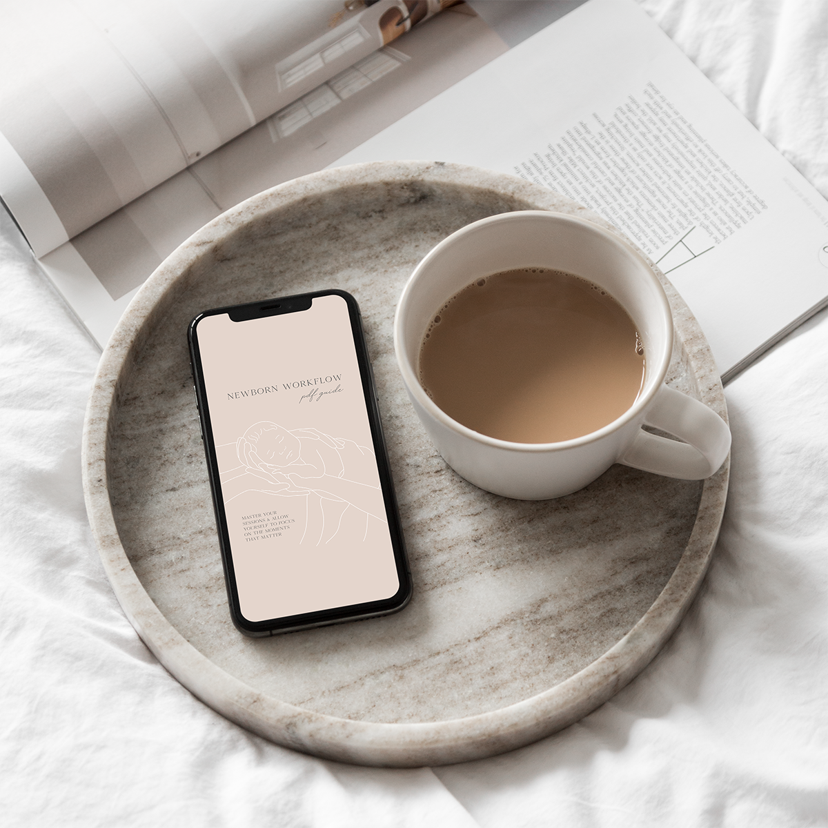 Newborn Workflow PDF Guide for Baby Photographers