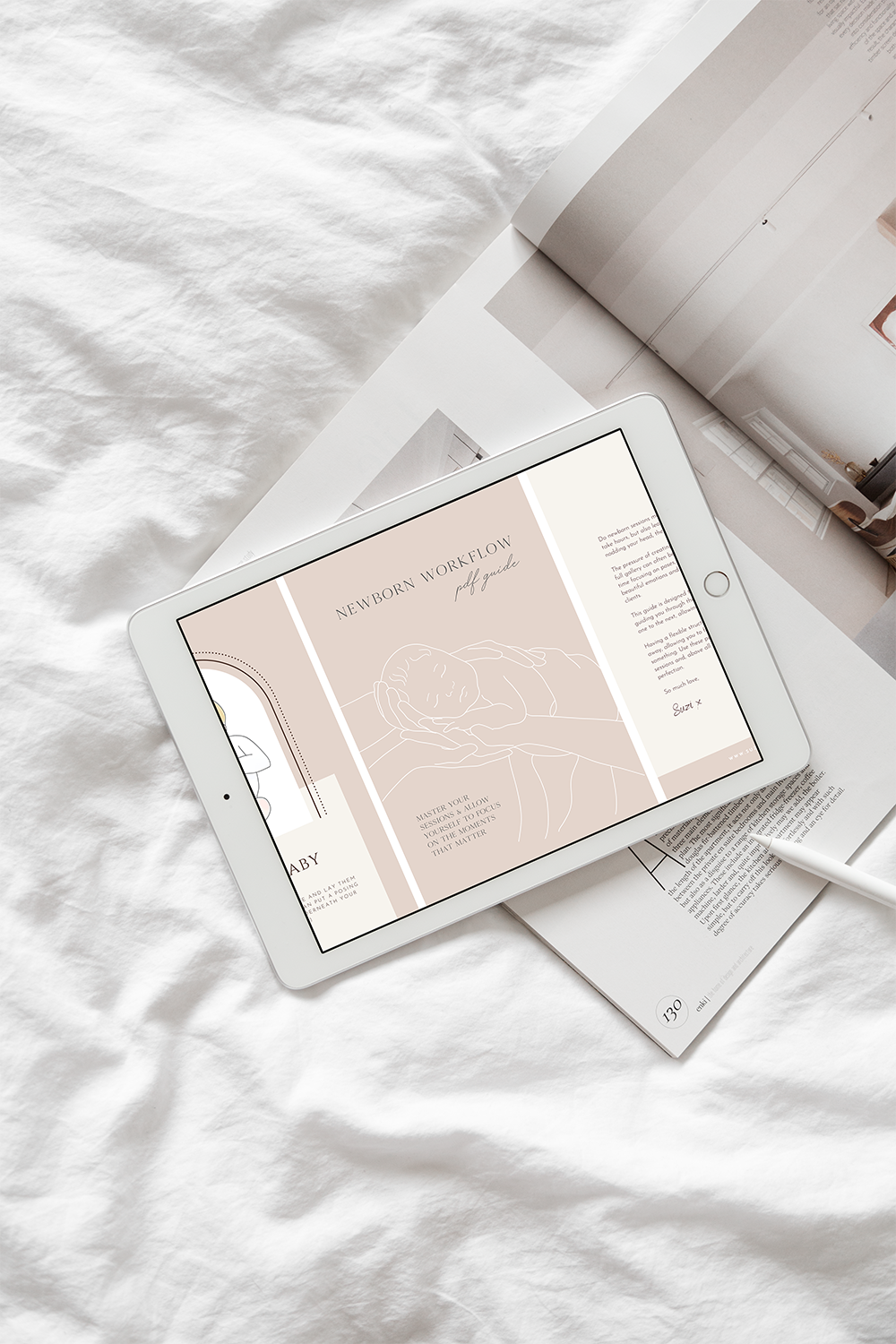Newborn Workflow PDF Guide for Baby Photographers