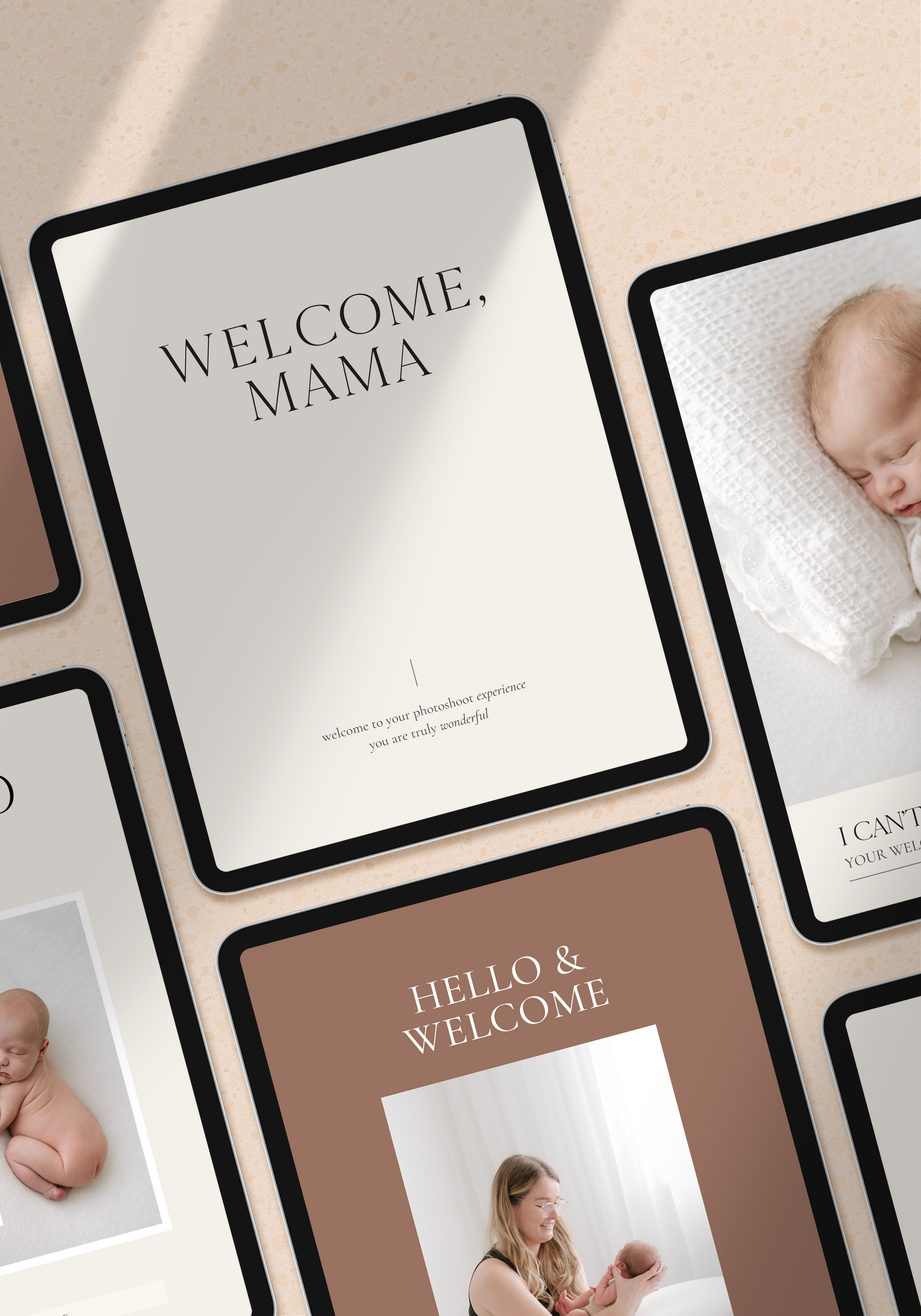 Studio Welcome Magazine Template for Newborn & Portrait Photographers