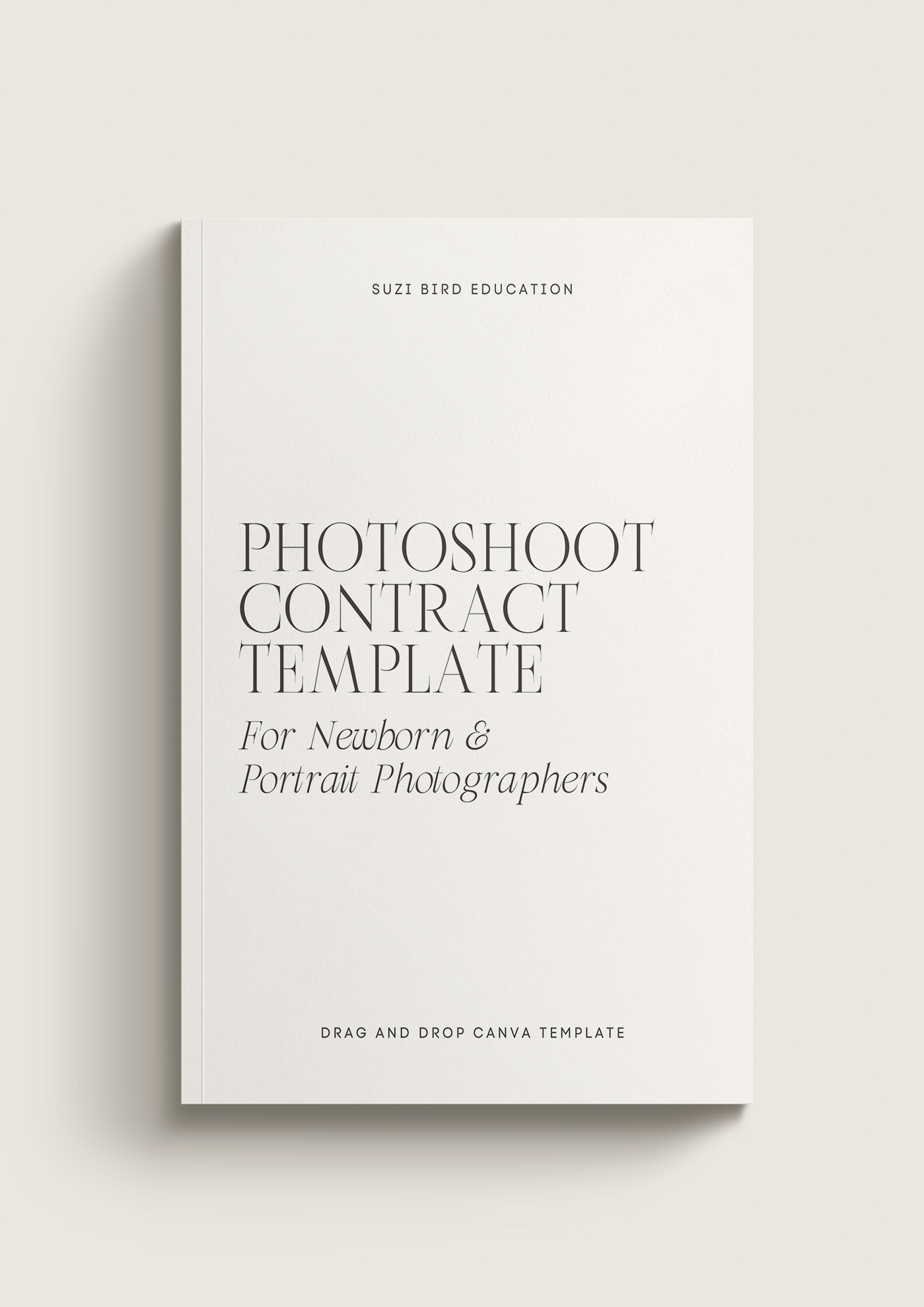 Contract Template for Portrait & Family Photographers