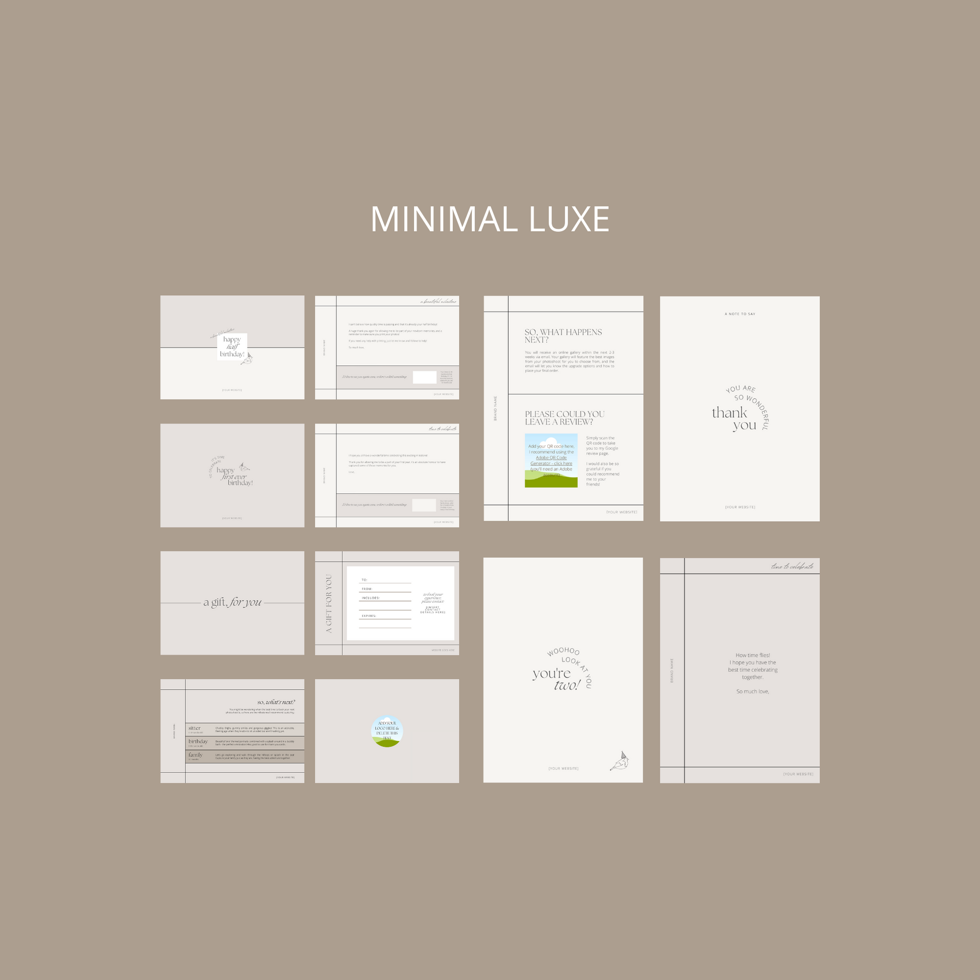 Aftercare Template Pack for Canva