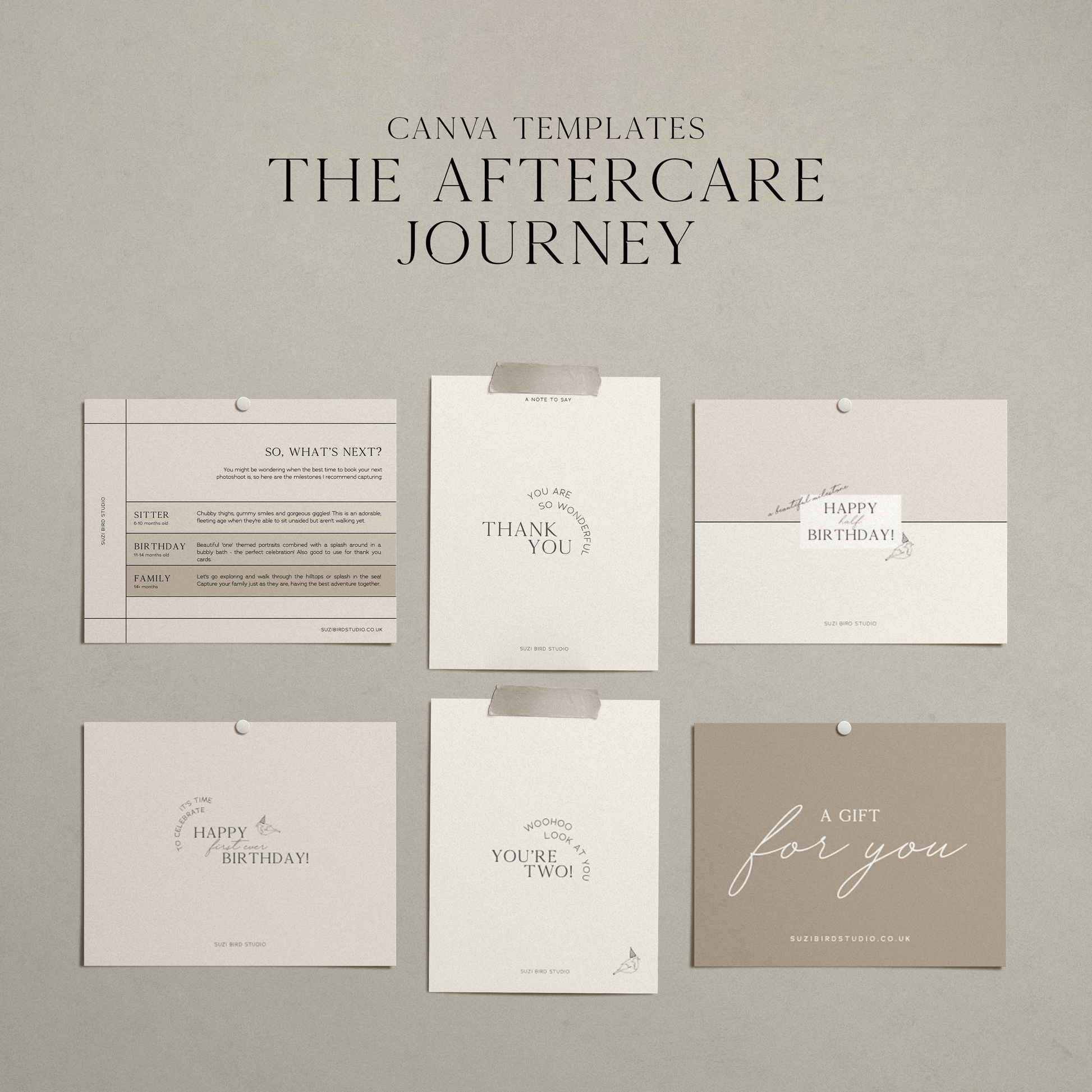 Aftercare Template Pack for Canva