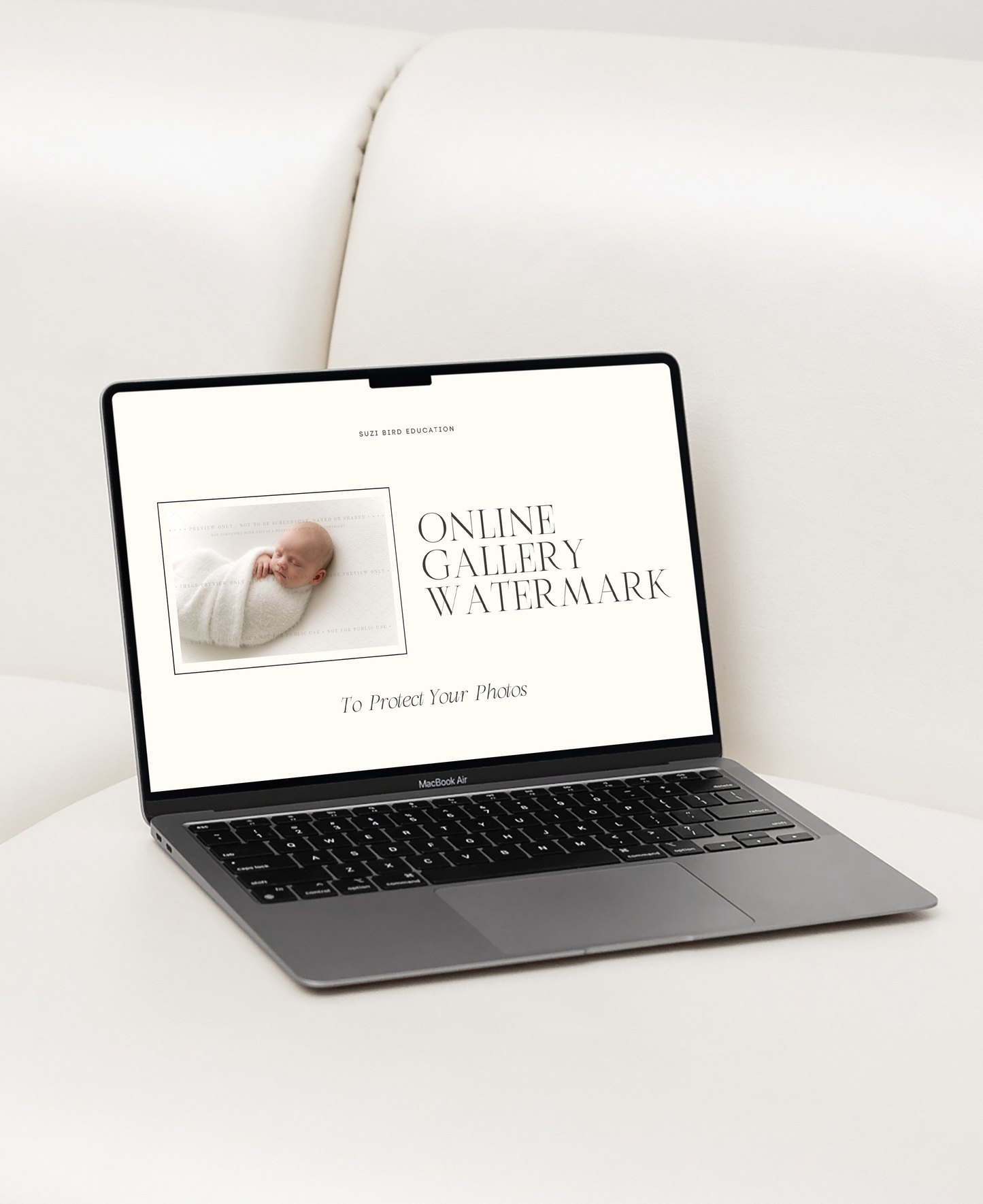Screenshot-Proof Online Gallery Watermark for Photographers