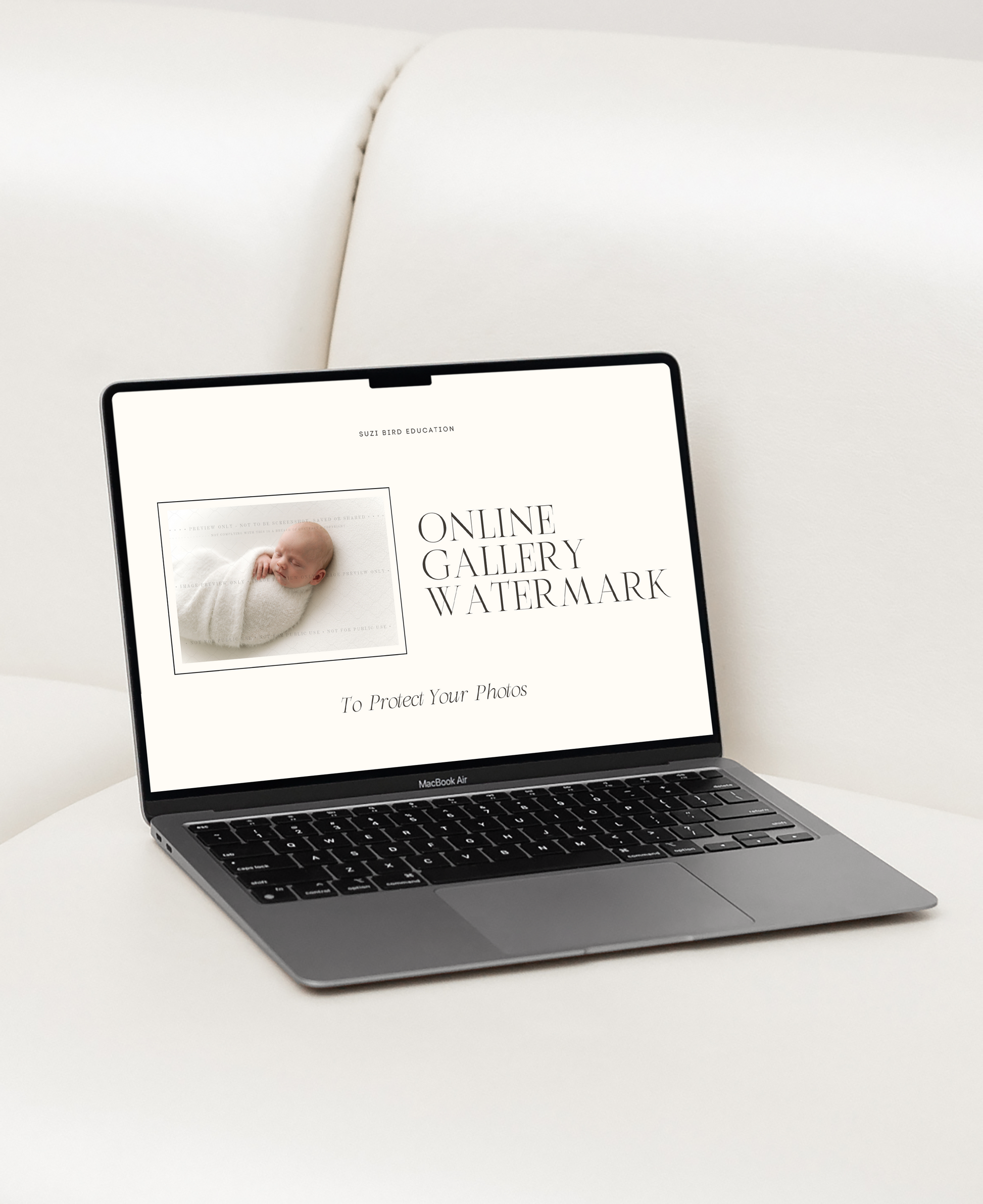 Screenshot-Proof Online Gallery Watermark for Photographers