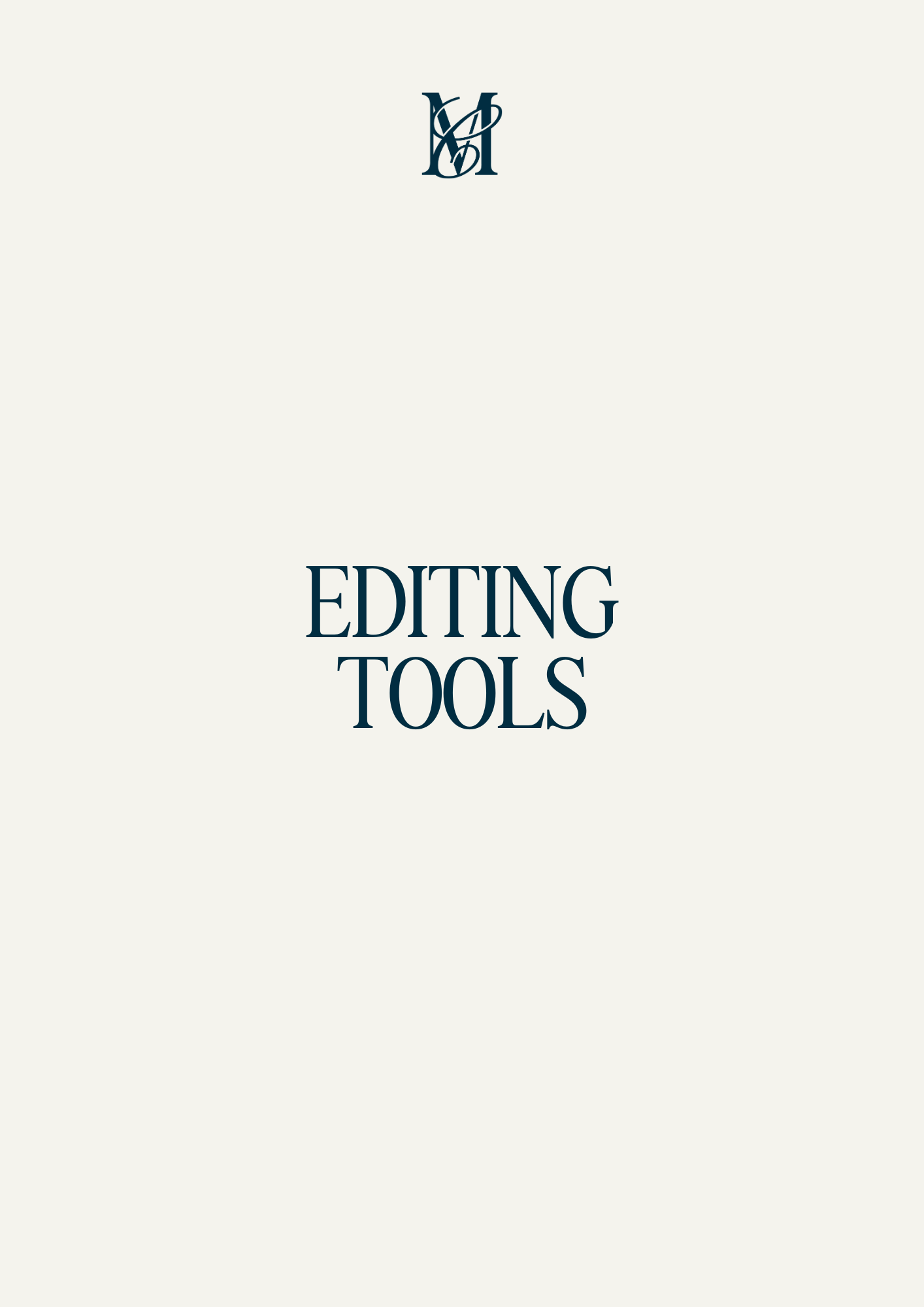 Editing