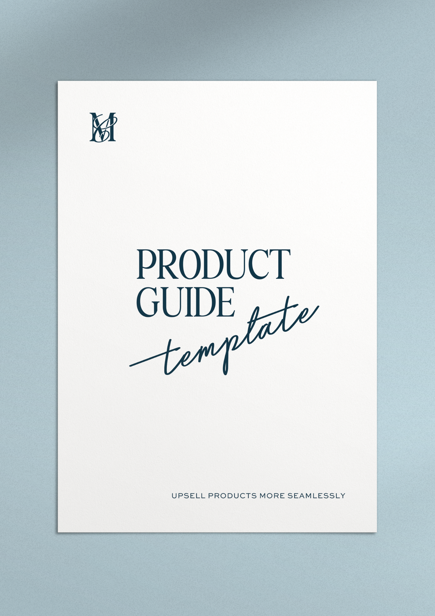 Product Guide Template for Newborn & Portrait Photographers