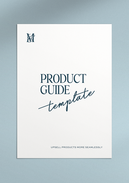 Product Guide Template for Newborn & Portrait Photographers