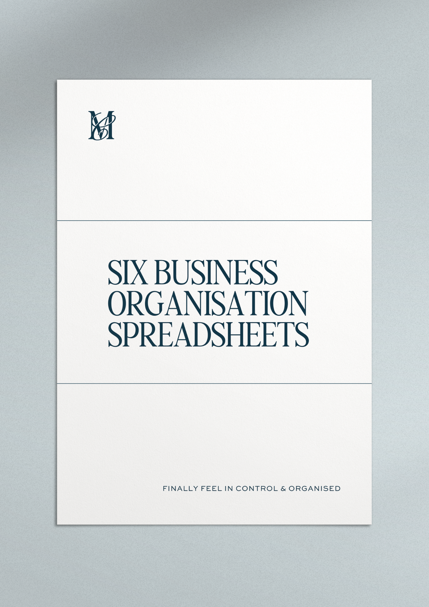 Six Business Organisation Spreadsheets for Professional Photographers