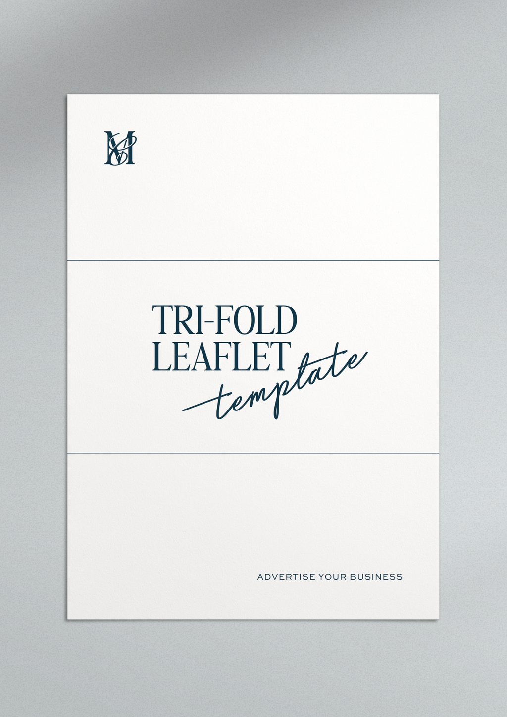 Tri-fold Leaflet Template for Creatives