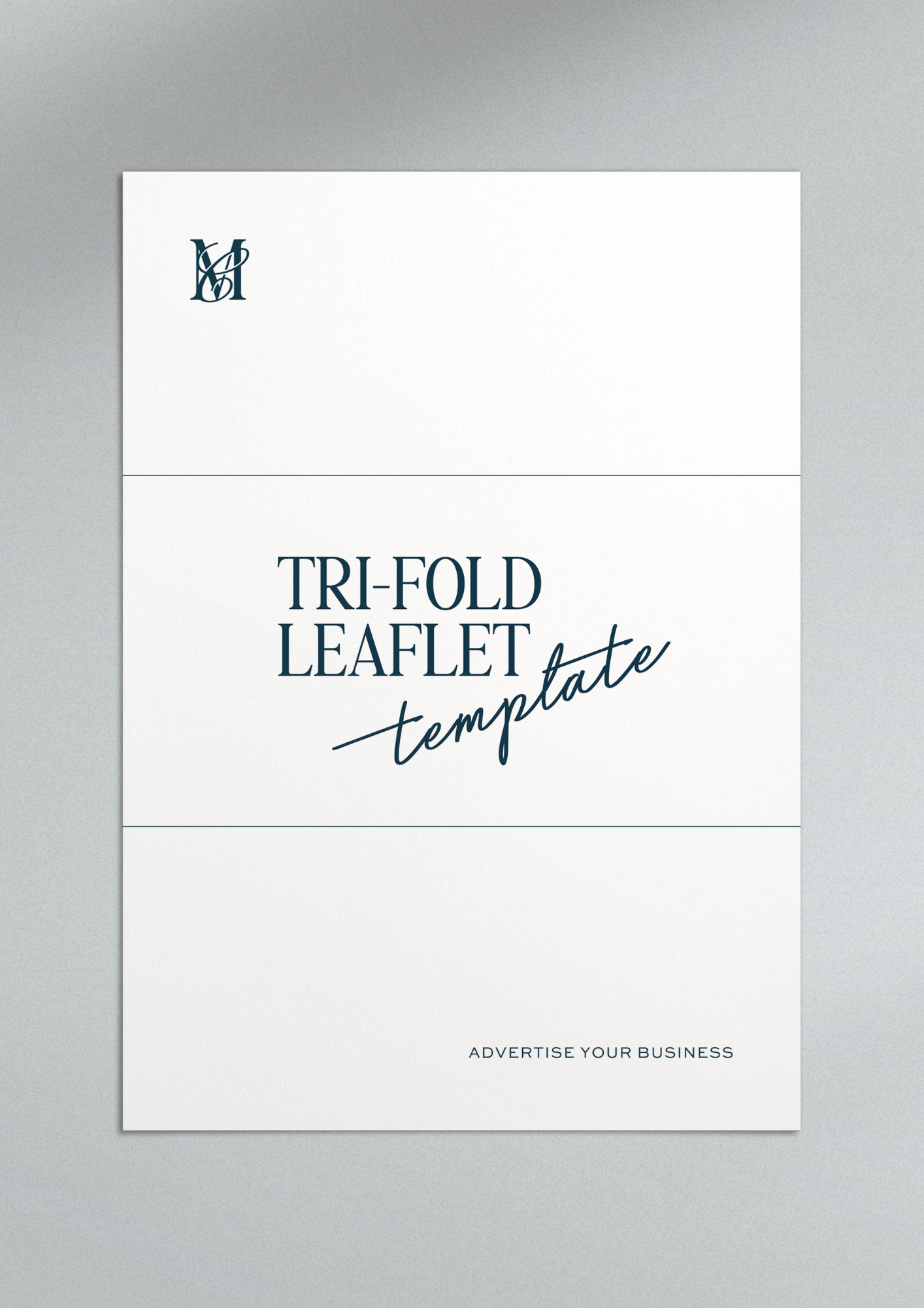 Tri-fold Leaflet Template for Creatives
