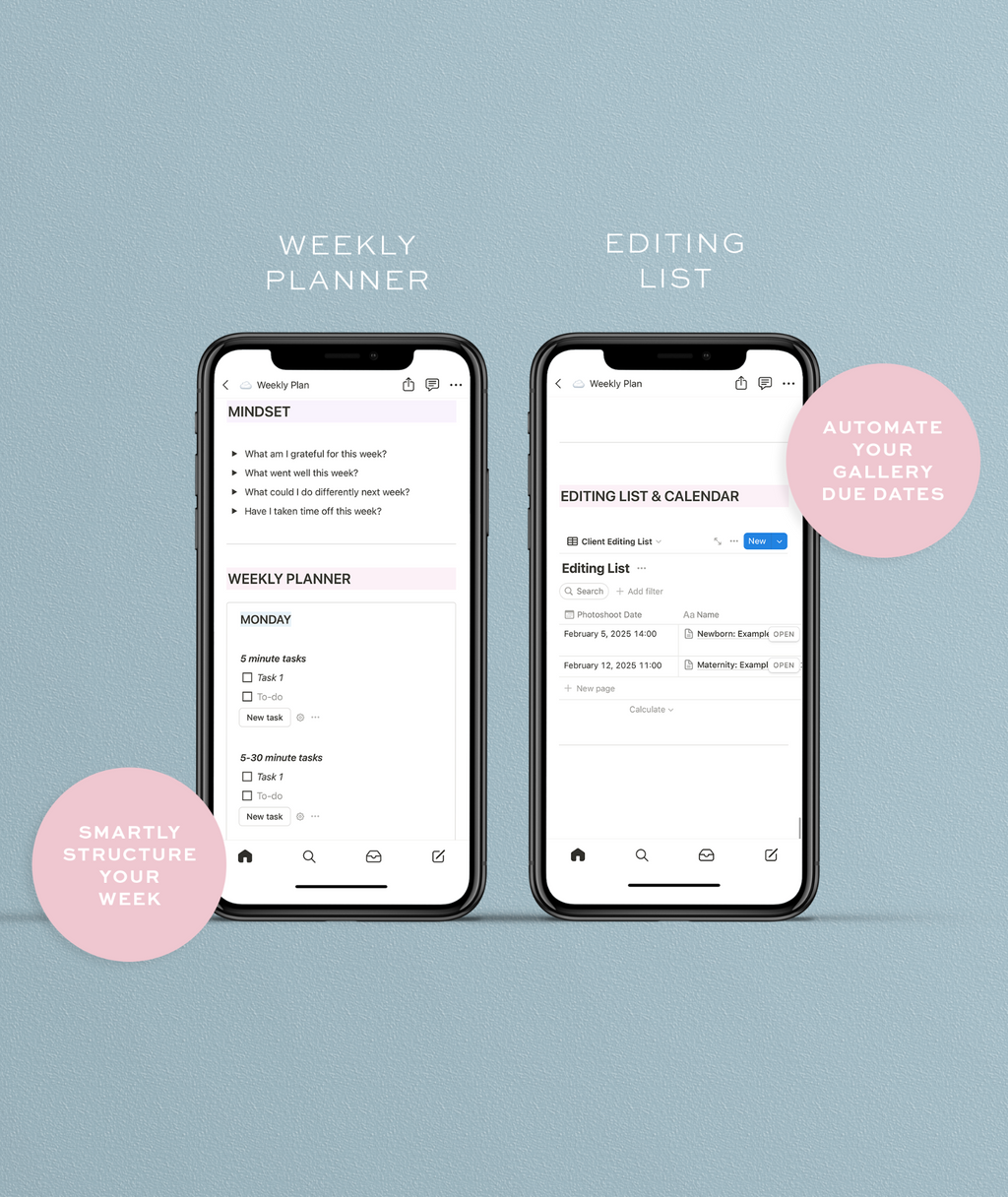 The Photographer's Digital Planner