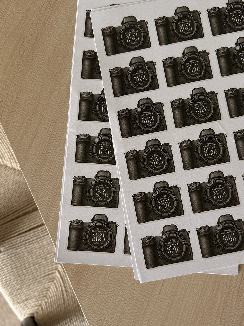Camera Thank You Sticker Template Set (Canon, Nikon, Sony and Fujifilm)