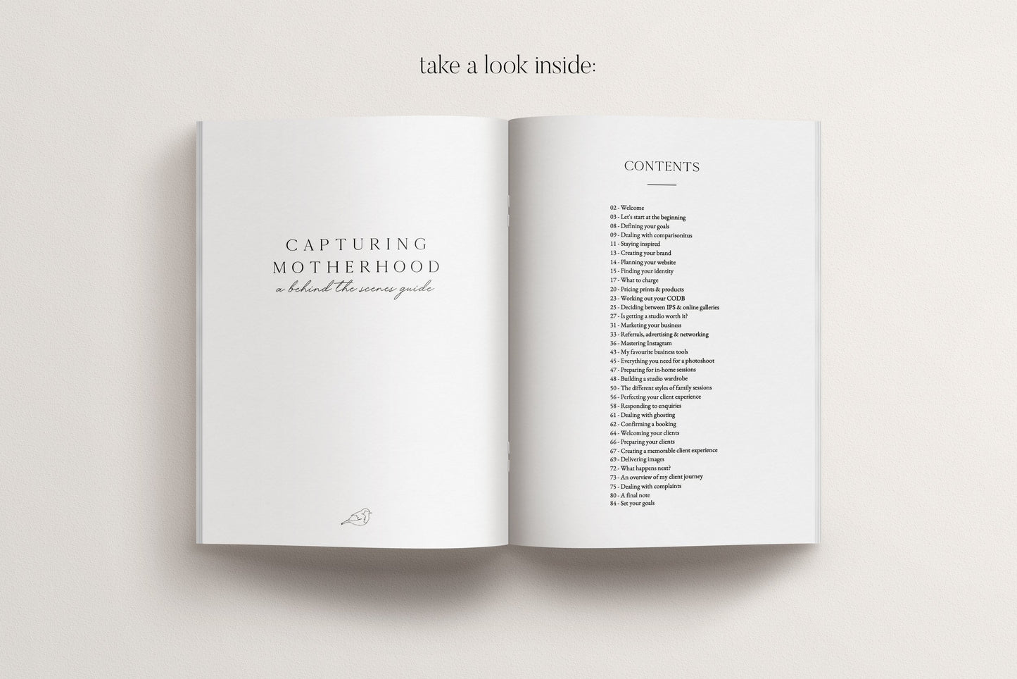 E-Book - Capturing Motherhood: A Behind The Scenes Guide