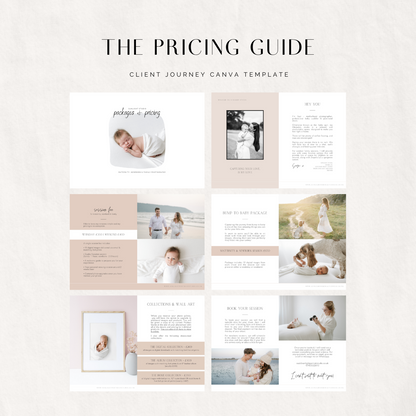 Pricing Guide Template for Newborn & Portrait Photographers