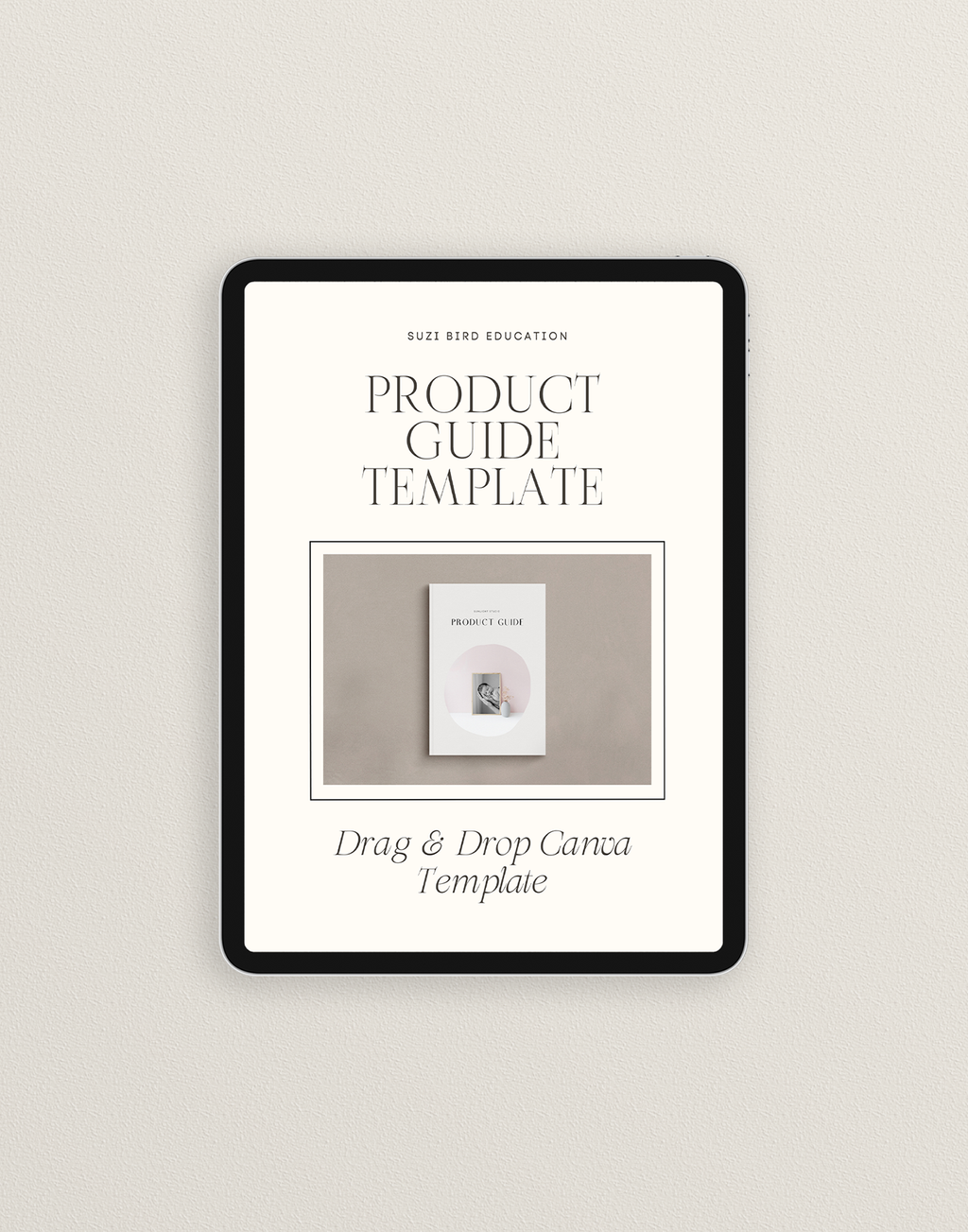 Product Guide Template for Newborn & Portrait Photographers