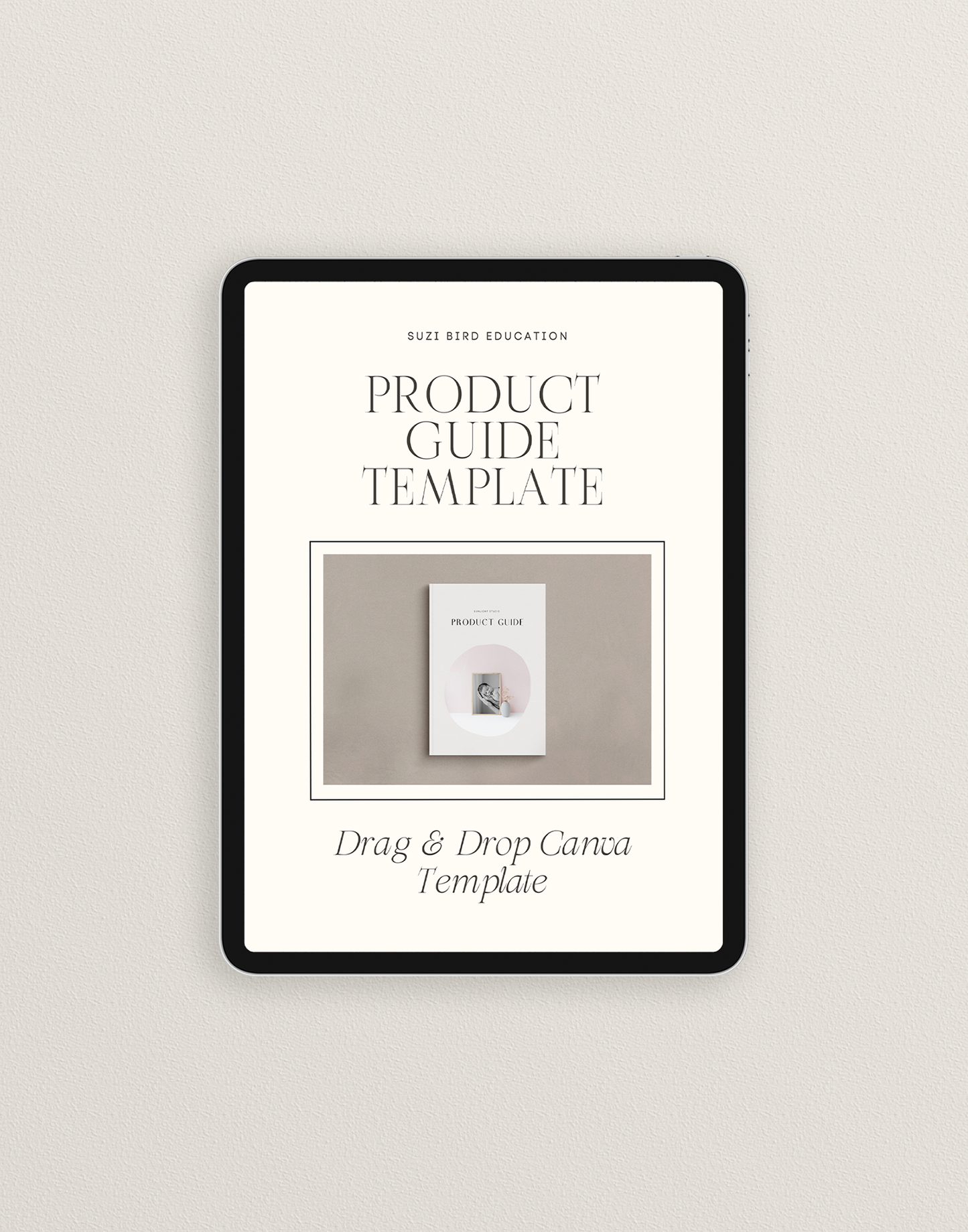 Product Guide Template for Newborn & Portrait Photographers