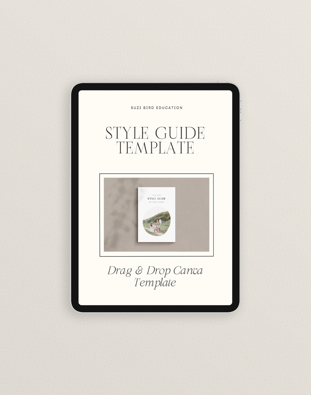 Style Guide Template for Newborn & Portrait Photographers