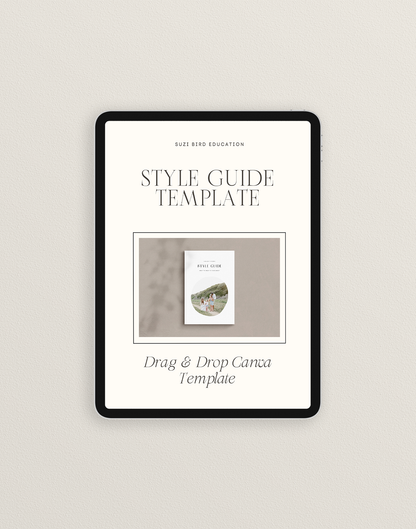 Style Guide Template for Newborn & Portrait Photographers