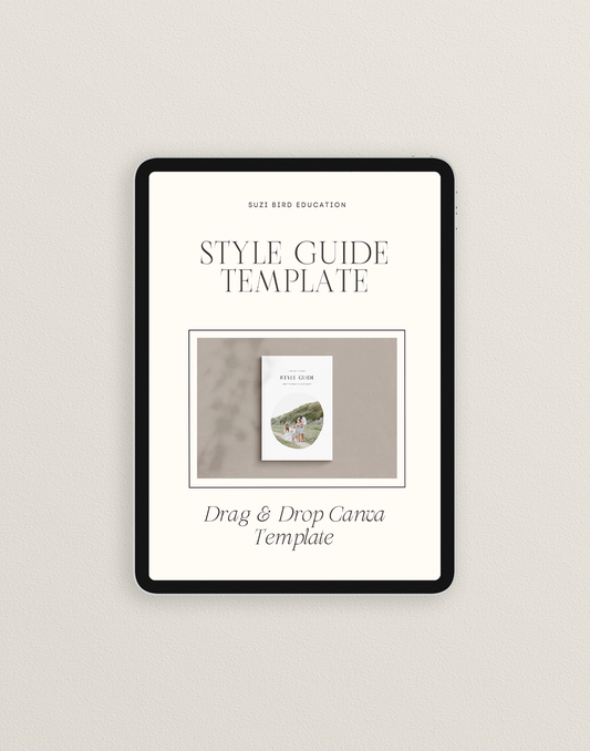 Style Guide Template for Newborn & Portrait Photographers