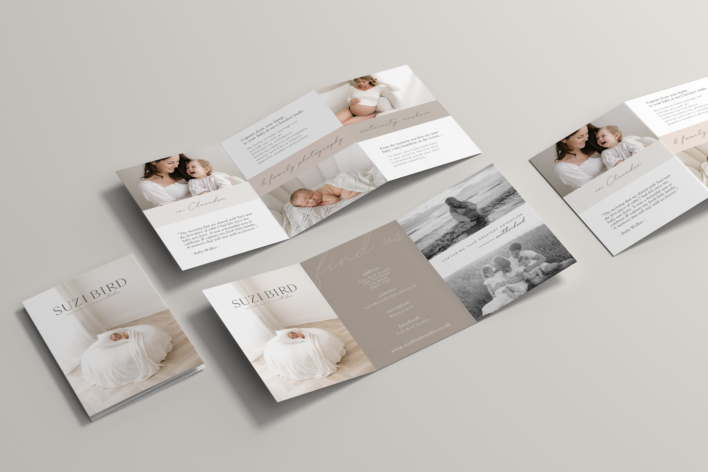 Tri-fold Leaflet Template for Creatives