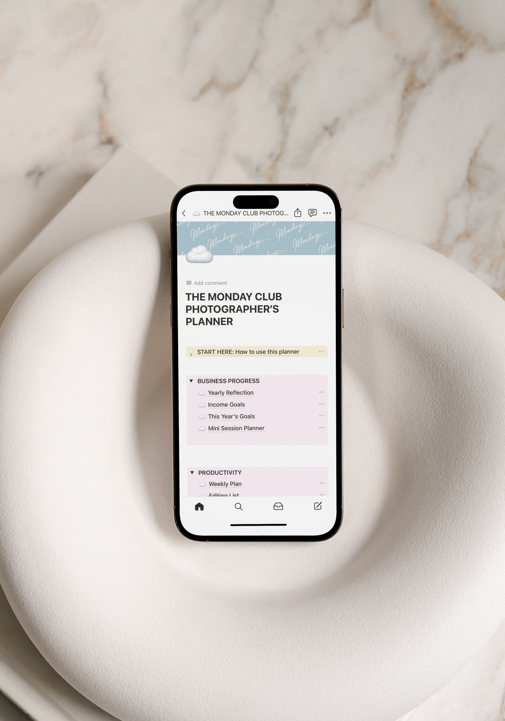 The Photographer's Digital Planner