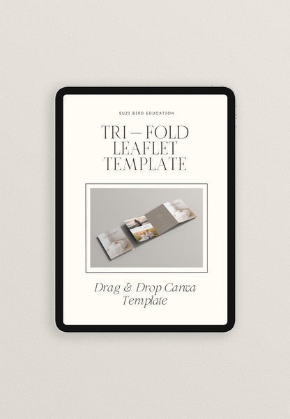 Tri-fold Leaflet Template for Creatives