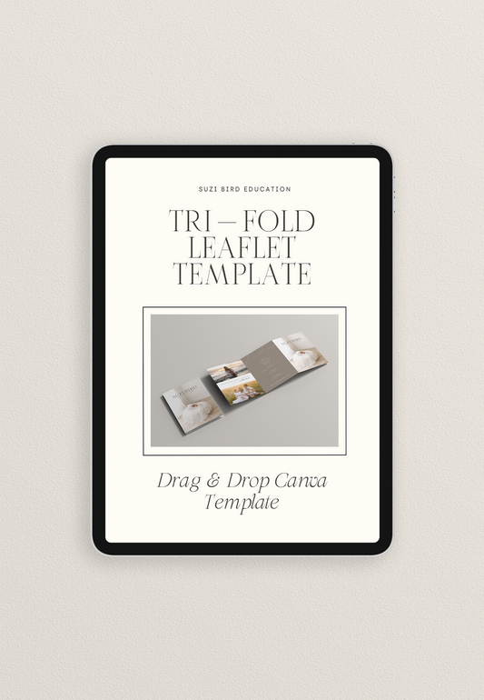 Tri-fold Leaflet Template for Creatives