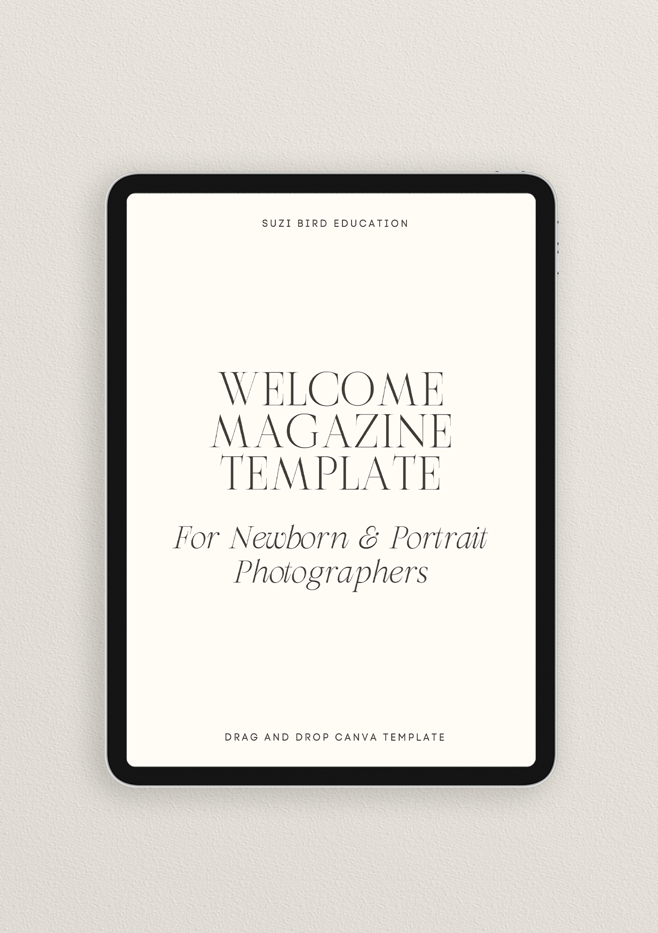 Studio Welcome Magazine Template for Newborn & Portrait Photographers